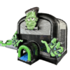 front view of Mad Scientist Bounce House Combo