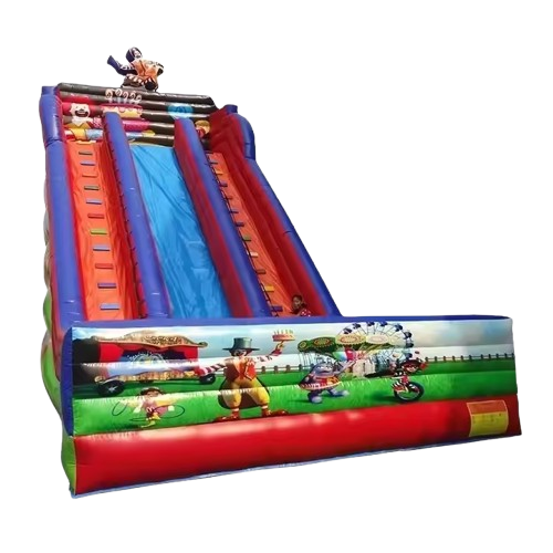 Side view of the 20ft Amusement Park Dry Slide