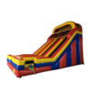 Side view of the 16ft Rainbow Dual Lane Slide